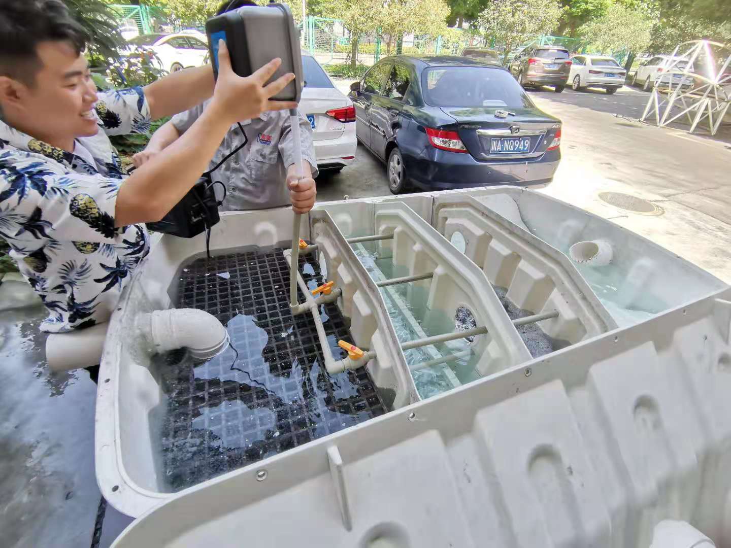 玻璃鋼微動(dòng)力污水凈化槽/微動(dòng)力污水處理/A20污水凈化槽